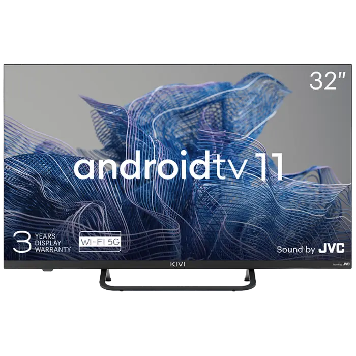 32" LED SMART TV KIVI 32F750NB, 1920x1080 FHD, Android TV, Negru - photo