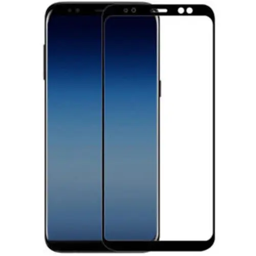 Защитное стекло Cellularline Tempered Glass for Samsung Galaxy A8+, Чёрный - photo