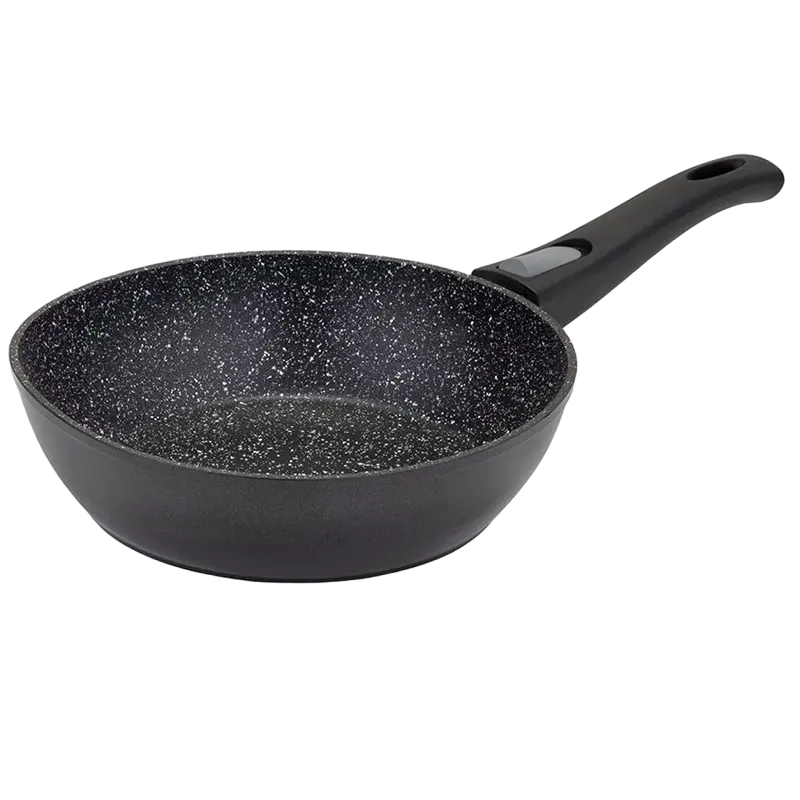 Сковорода глубокая RESTO 93014, 28см, Чёрный - photo