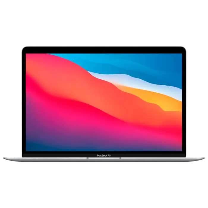 Laptop 13,3" Apple MacBook Air A2337, Argintiu, M1 with 8-core CPU and 7-core GPU, 8GB/256GB, macOS Big Sur - photo