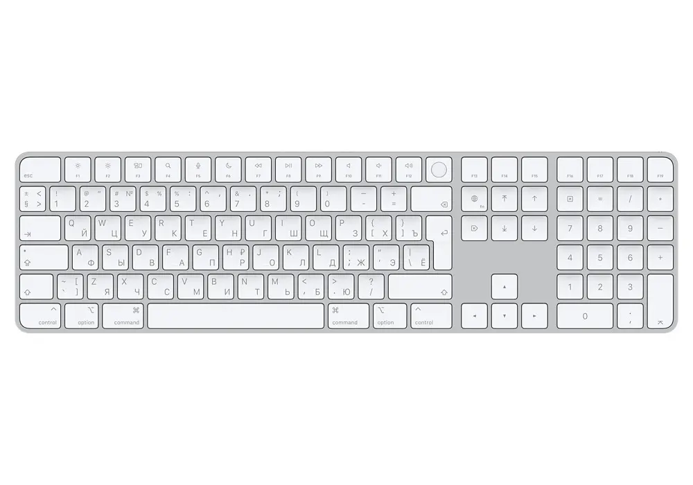 Magic Keyboard with Touch ID and Numeric Keypad for Mac computers with Apple silicon - Russian - photo
