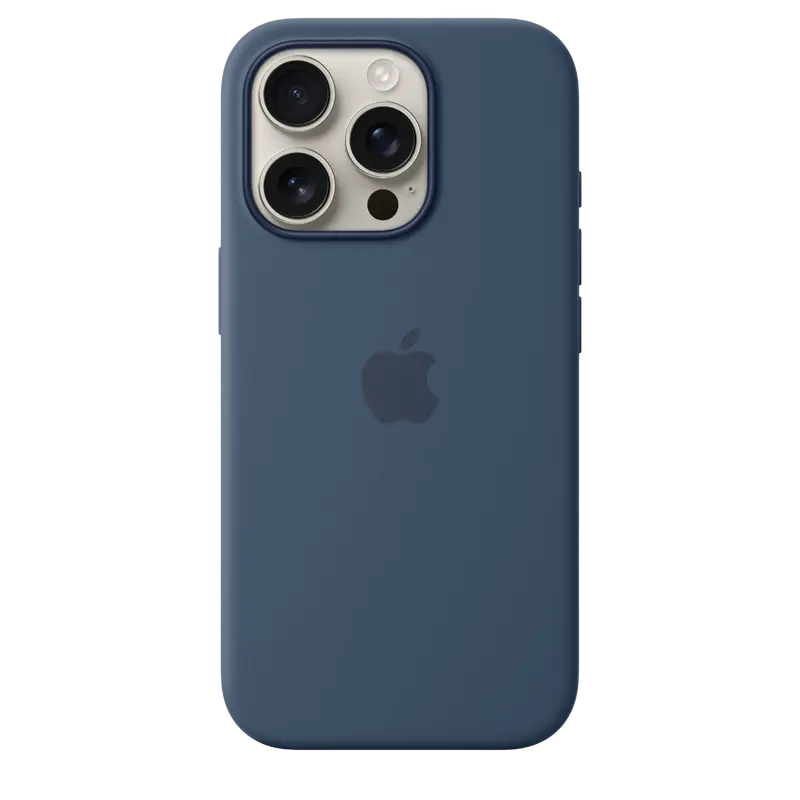 Husă Apple iPhone 16 Pro Silicone Case with MagSafe, Denim - photo