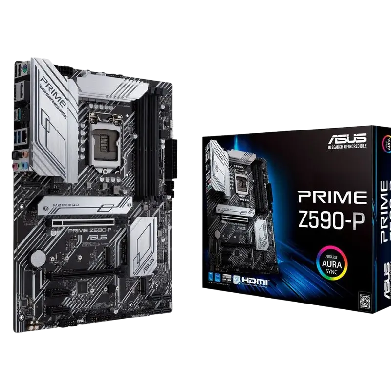 Placă de bază ASUS PRIME Z590-P, LGA1200, Intel Z590, ATX - photo