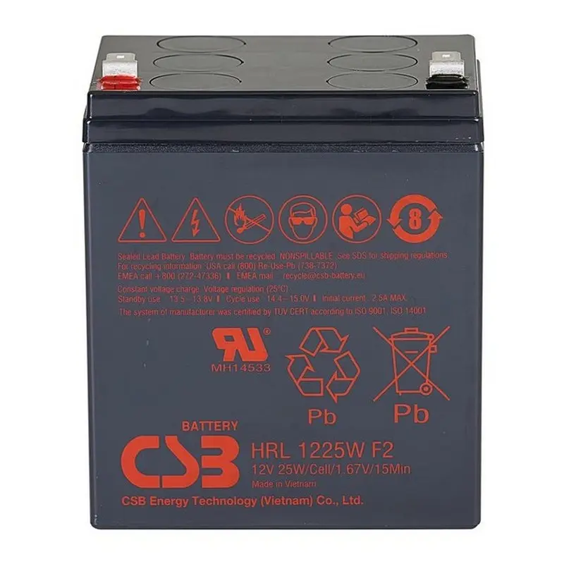 Аккумулятор для резервного питания CSB HRL1225W, 12В 6 - photo