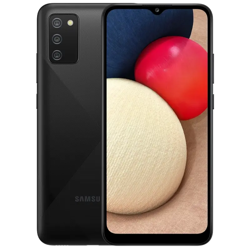 Смартфон Samsung Galaxy A02s, 3Гб/32Гб, Чёрный - photo