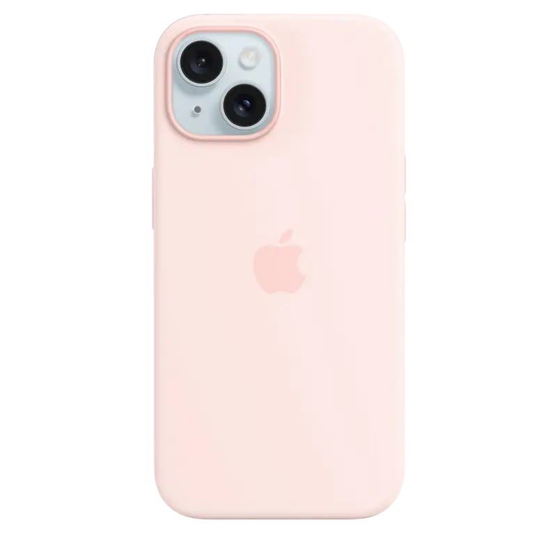 Husă Apple iPhone 15 Silicone Case with MagSafe, Light Pink - photo