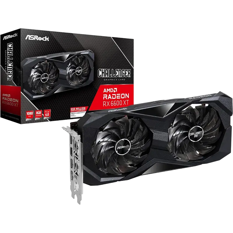 Placă Video ASRock RX6600XT CLD 8GO,  8GB GDDR6 128bit - photo