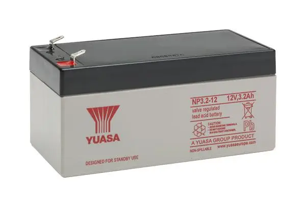 Baterie UPS 12V/   3.2AH Yuasa NP3.2-12, 3-5 Yeras - photo