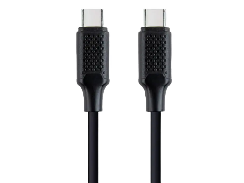 Кабель для зарядки и синхронизации Cablexpert CC-USB2-CMCM100-1.5M, USB Type-C/USB Type-C, 1,5м, Чёрный - photo