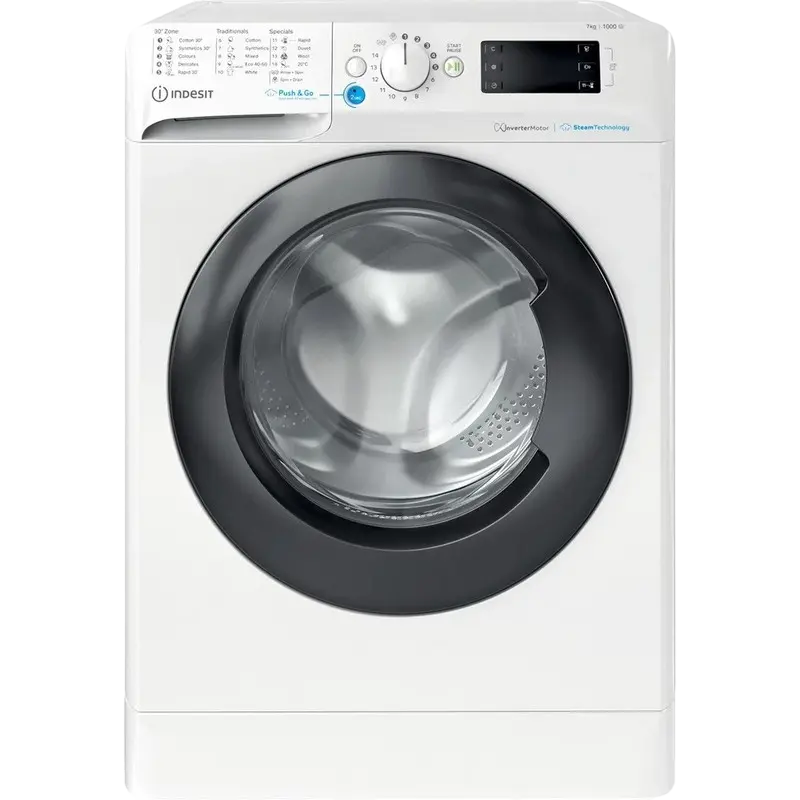 Mașină de spălat Indesit BWSE 71095 X, 7kg, Alb - photo