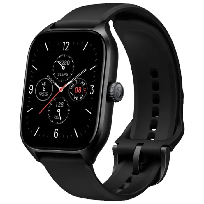 Умные часы Xiaomi Amazfit GTS, 41мм, Черный Алюминиевый Корпус с Черным ремешком - photo