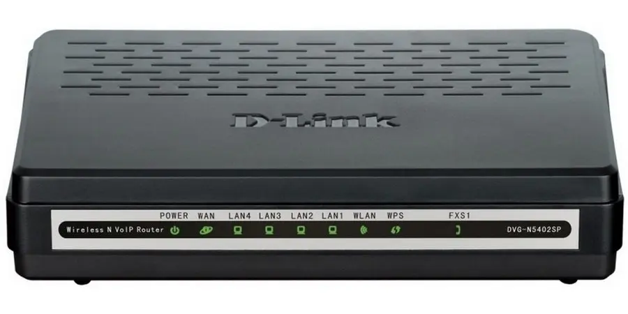 Router VoIP D-Link DVG-N5402SP/1S, Negru - photo