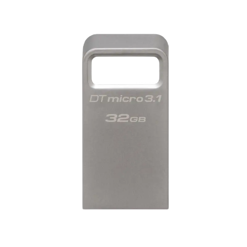 USB Flash накопитель Kingston DataTraveler Micro 3.1, 32Гб, Серебристый - photo