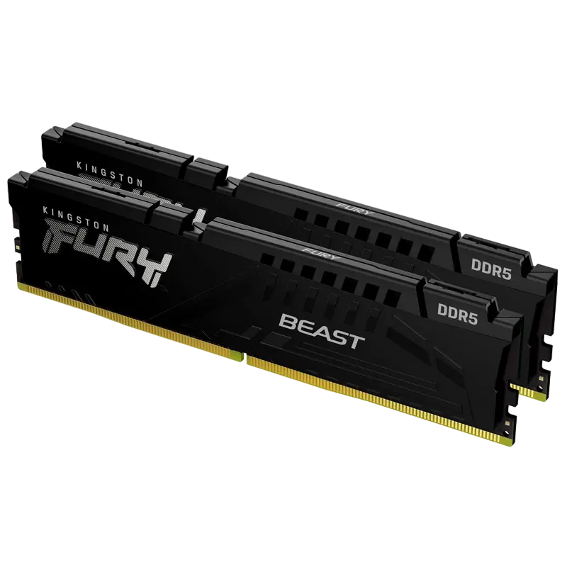 Оперативная память Kingston FURY Beast, DDR5 SDRAM, 5600 МГц, 64Гб, KF556C36BBEK2-64 - photo