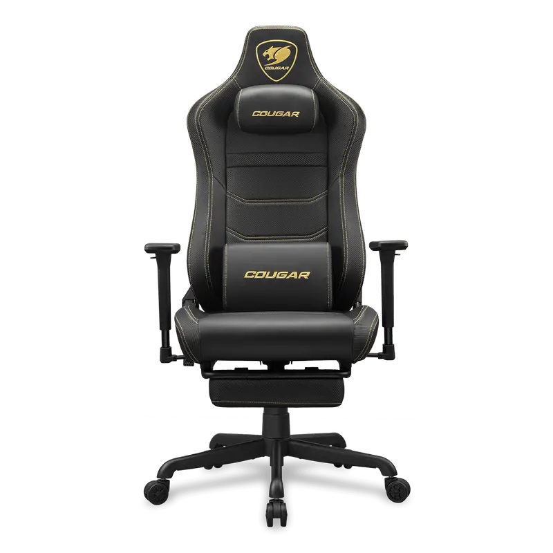 Scaun Gaming Cougar Armor EVO S, PU Piele, Negru | Auriu - photo