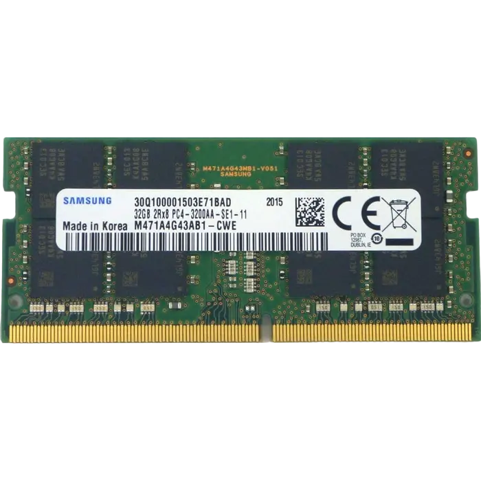 Memorie RAM Samsung M471A4G43AB1-CWE, DDR4 SDRAM, 3200 MHz, 32GB - photo