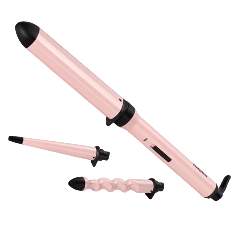 Styler BaByliss Curl & Wave Trio MS750E, Roz - photo