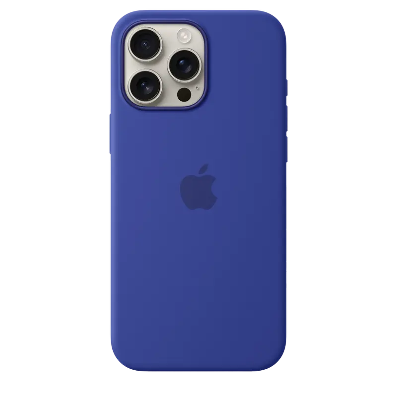 Чехол Apple iPhone 16 Pro Max Silicone Case with MagSafe, Ультрамарин - photo