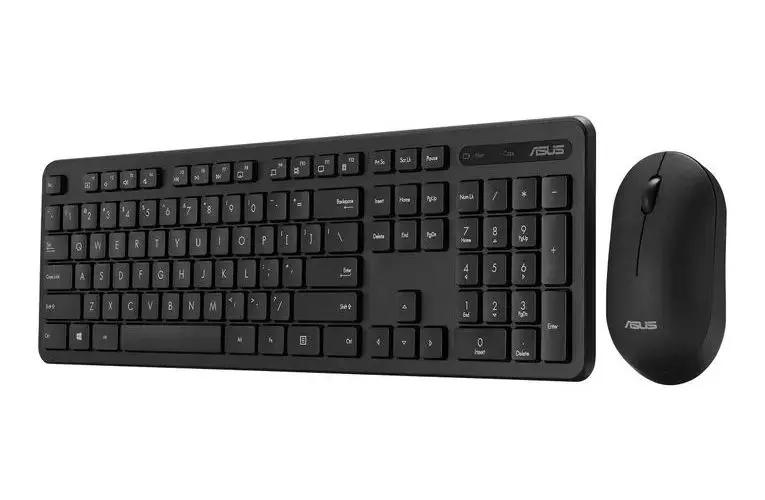 Set Tastatură + Mouse ASUS CW100, Fără fir, Negru - photo
