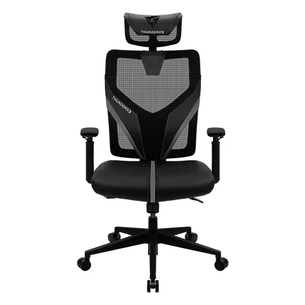 Gaming Chair ThunderX3 Yama1  Black/Black, User max load up to 150kg / height 165-180cm - photo
