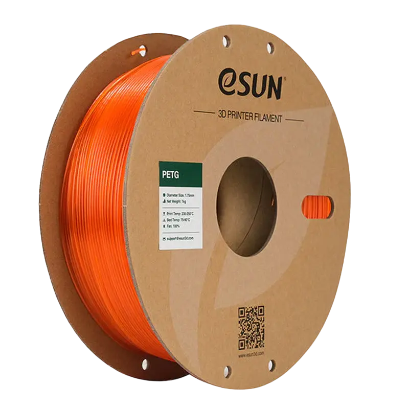 Филамент для 3D-принтера ESUN PETG Оранжевый, 1,75 мм, 1 кг - photo
