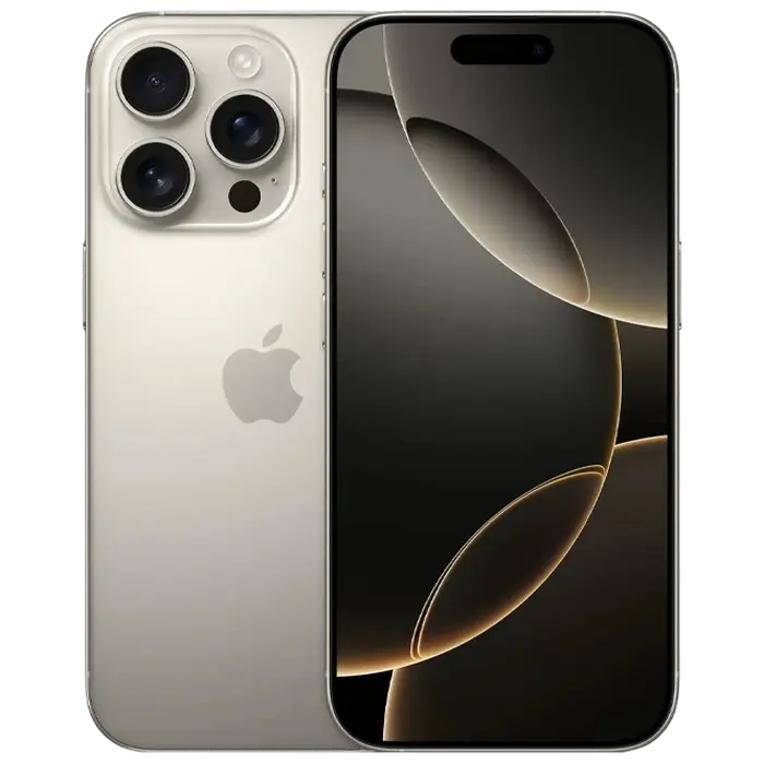 Смартфон Apple iPhone 16 Pro, 128Гб, Natural Titanium - photo