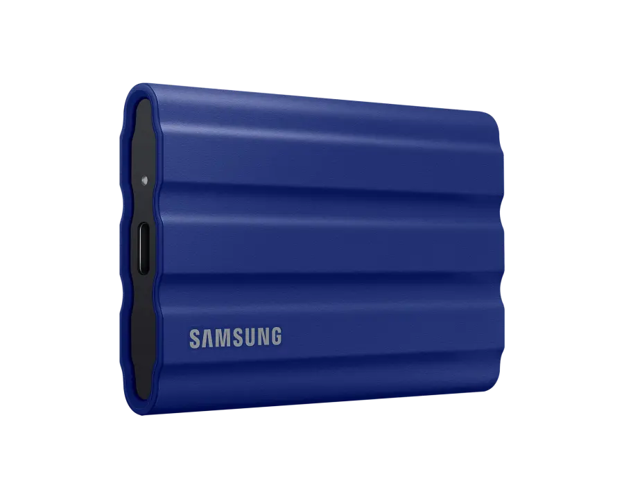 SSD portabil extern Samsung T7 Shield, 2 TB, Albastru (MU-PE2T0R/WW) - photo