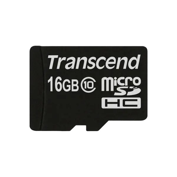 Карта памяти Transcend microSDHC Class 10, 16Гб (TS16GUSDC10) - photo