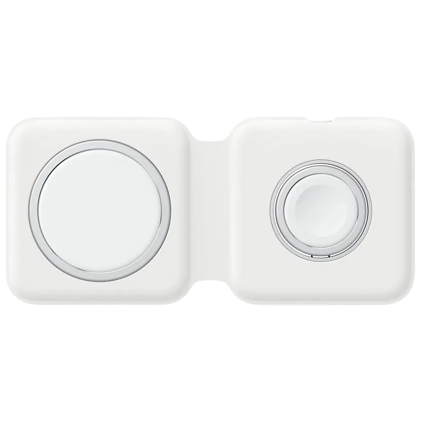 Încărcător wireless Apple MagSafe Duo Charger, 20W, Alb - photo