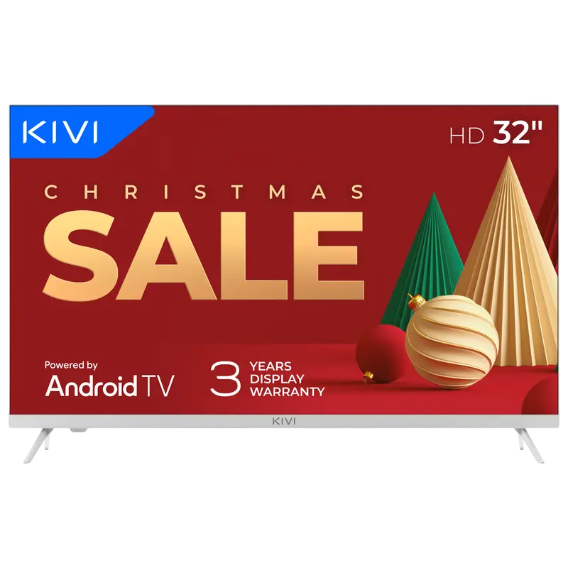 32" LED SMART TV KIVI 32H760QW, 1366x768 HD, Android TV, Alb - photo