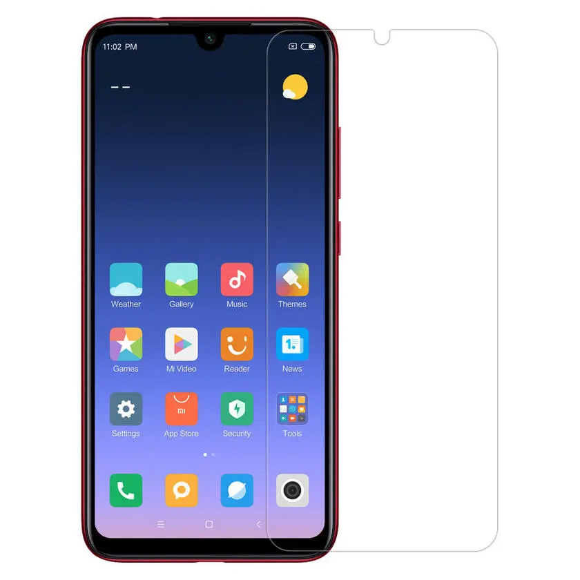 Защитное стекло Nillkin Redmi Note 8/Note 7, Прозрачный - photo