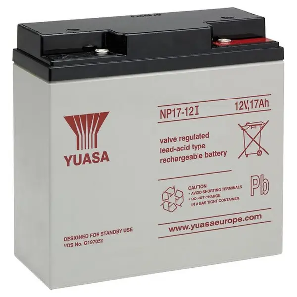 Аккумулятор для резервного питания Yuasa NP17-12I -TW, 12В, 17А*ч - photo