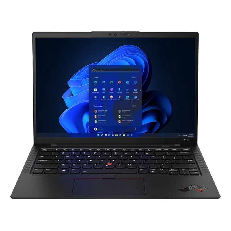 Laptop Business 14" Lenovo ThinkPad X1 Carbon Gen 10, Negru, Intel Core i7-1255U, 16GB/512GB, Windows 11 Pro - photo