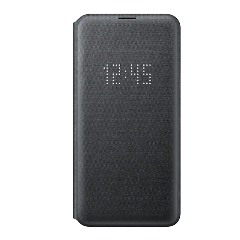 Чехол книжка Samsung LED Flip Wallet for Galaxy S10E, Чёрный - photo