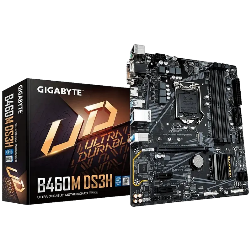 Материнская плата Gigabyte B460M DS3H, LGA1200, Intel B460, Micro-ATX - photo