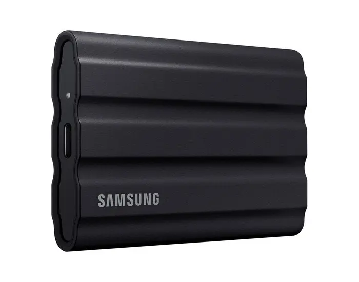 SSD portabil extern Samsung Portable SSD T7 Shield, 1 TB, Negru (MU-PE1T0S/WW) - photo