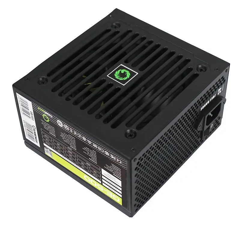 Power Supply ATX 500W GAMEMAX GE-500, 80+, Active PFC, 120mm fan, Retail - photo