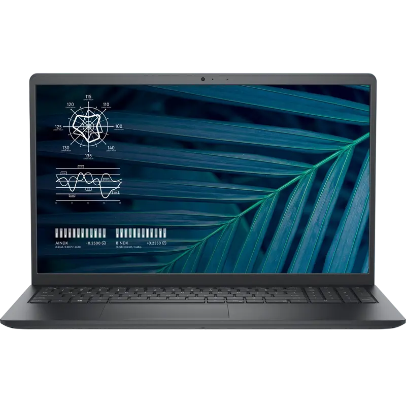 Ноутбук для бизнеса 15,6" DELL Vostro 3510, Carbon Black, Intel Core i7-1165G7, 8Гб/512Гб, Linux Ubuntu - photo