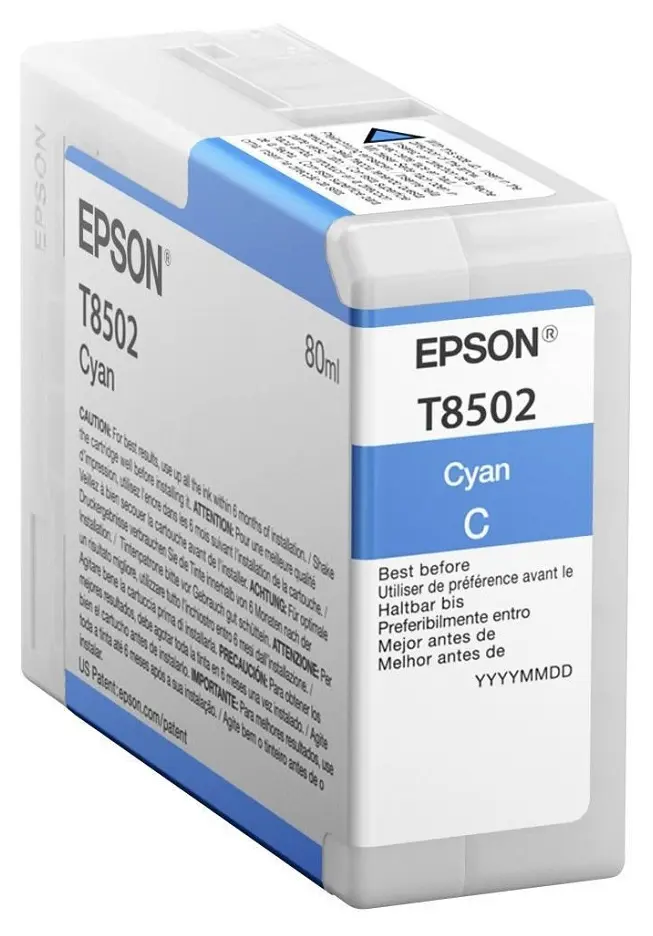 Cartuș de cerneală Epson T850 UltraChrome HD, 80ml, Cyan - photo
