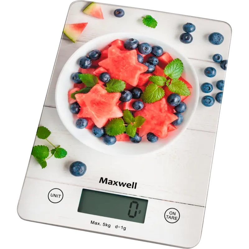 Cântar electronic de bucătărie Maxwell MW-1478, Multicolor - photo