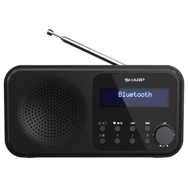 Портативное радио Sharp DR-P420BKV01, Чёрный - photo