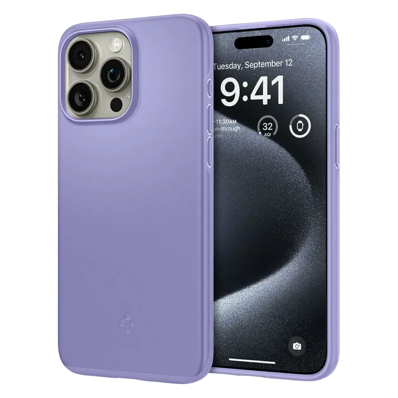 Husă Spigen iPhone 15 Pro Thin Fit, Iris violet - photo