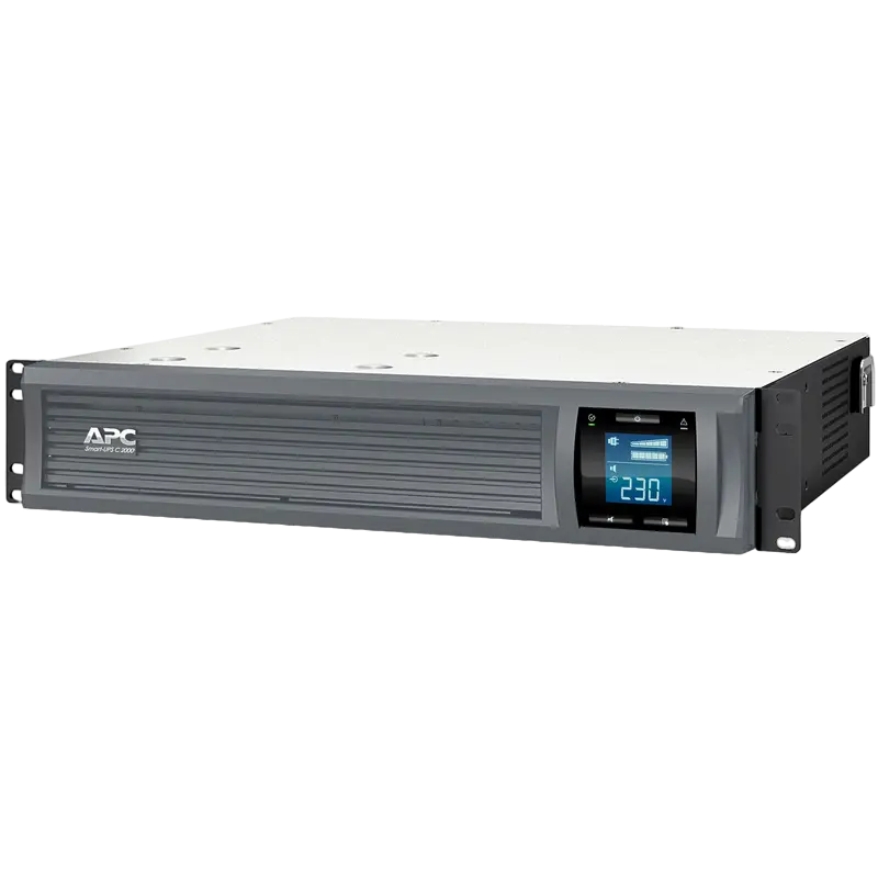 Источник бесперебойного питания APC Smart-UPS SMC2000I-2URS, Линейно-интерактивный, 2000VA, Крепление в стойку - photo