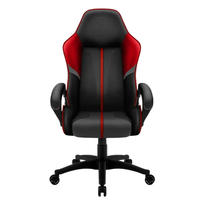 Игровое кресло ThunderX3 BC1, Искусственная кожа, Серый/Красный - photo