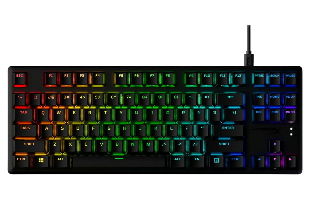 Клавиатура HyperX Alloy Origins Core PBT, Проводное, Чёрный - photo