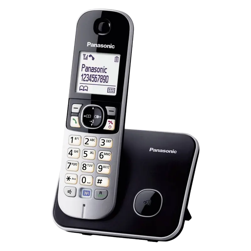 Telefon DECT Panasonic KX-TG6811, Negru - photo