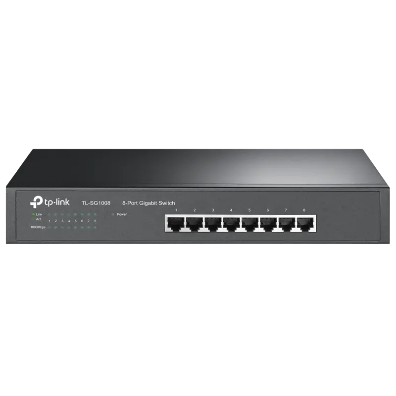 Switch de rețea TP-LINK TL-SG1008, 8x 10/100/1000 Mbps - photo