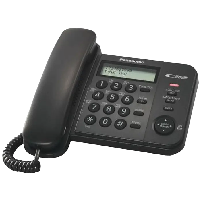 Telefon cu fir Panasonic KX-TS2352, Negru - photo