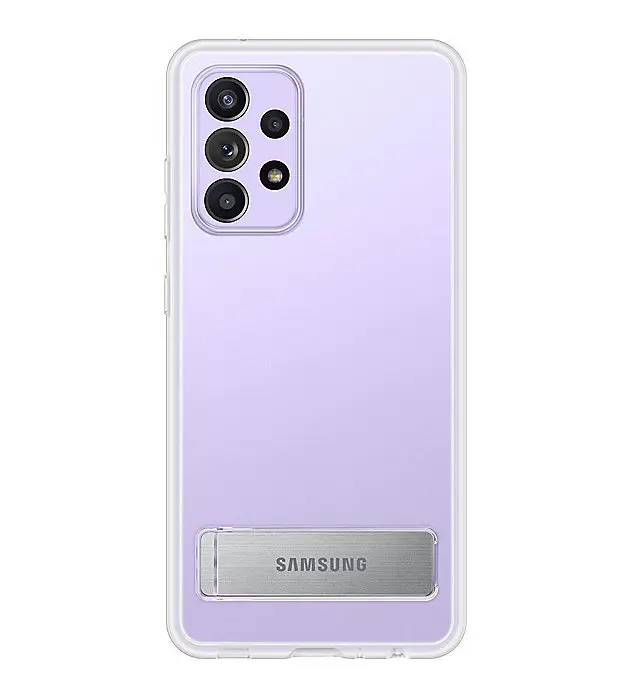 Husă spate Samsung Clear Standing Cover - Galaxy A72, Transparent