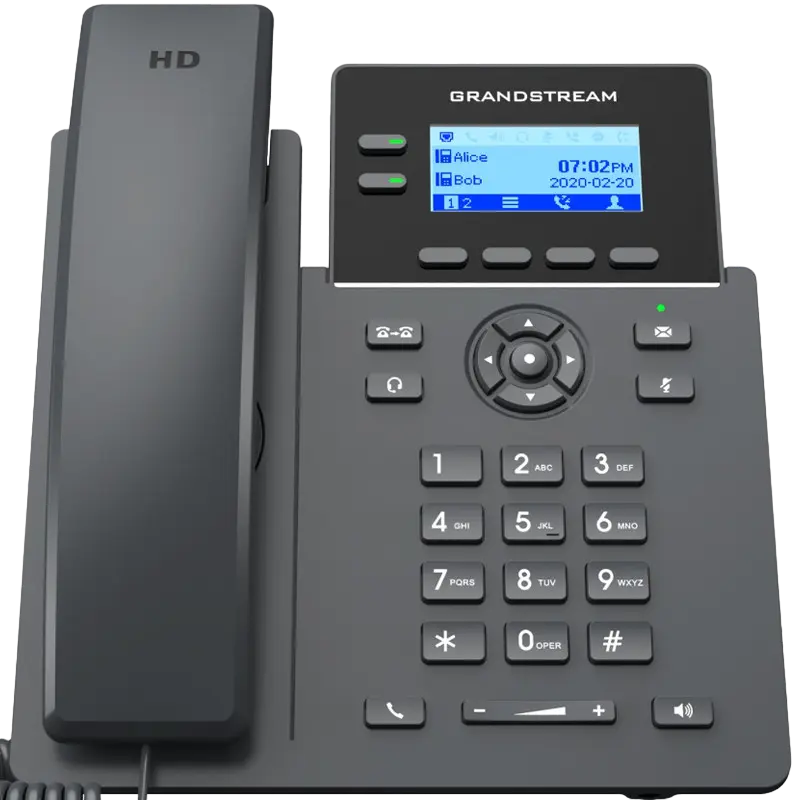 Telefon IP Grandstream GRP2602P, Negru - photo